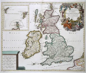 Map of Britain and Ireland